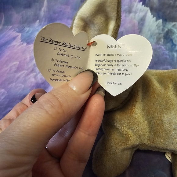 TY Beanie Baby Nibbly tag errors‎ rsre - Picture 5 of 8